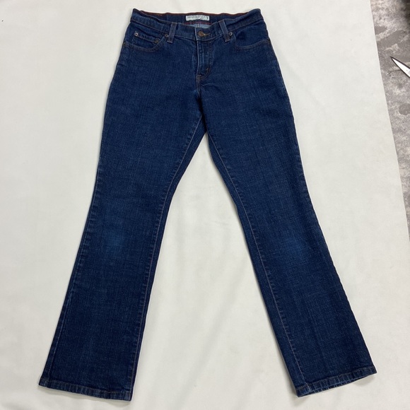 Levi’s 550 Relaxed Boot Cut Jeans Lined Dark Wash, Size 6 Medium - Picture 2 of 11